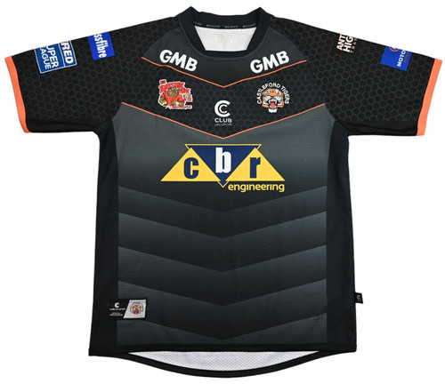 CASTLEFORD TIGERS RUGBY SHIRT L