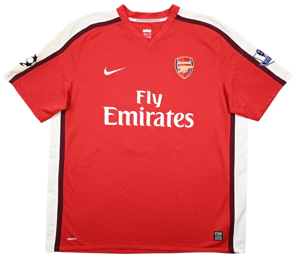 2008-10 ARSENAL *THOMAS* SHIRT XXL