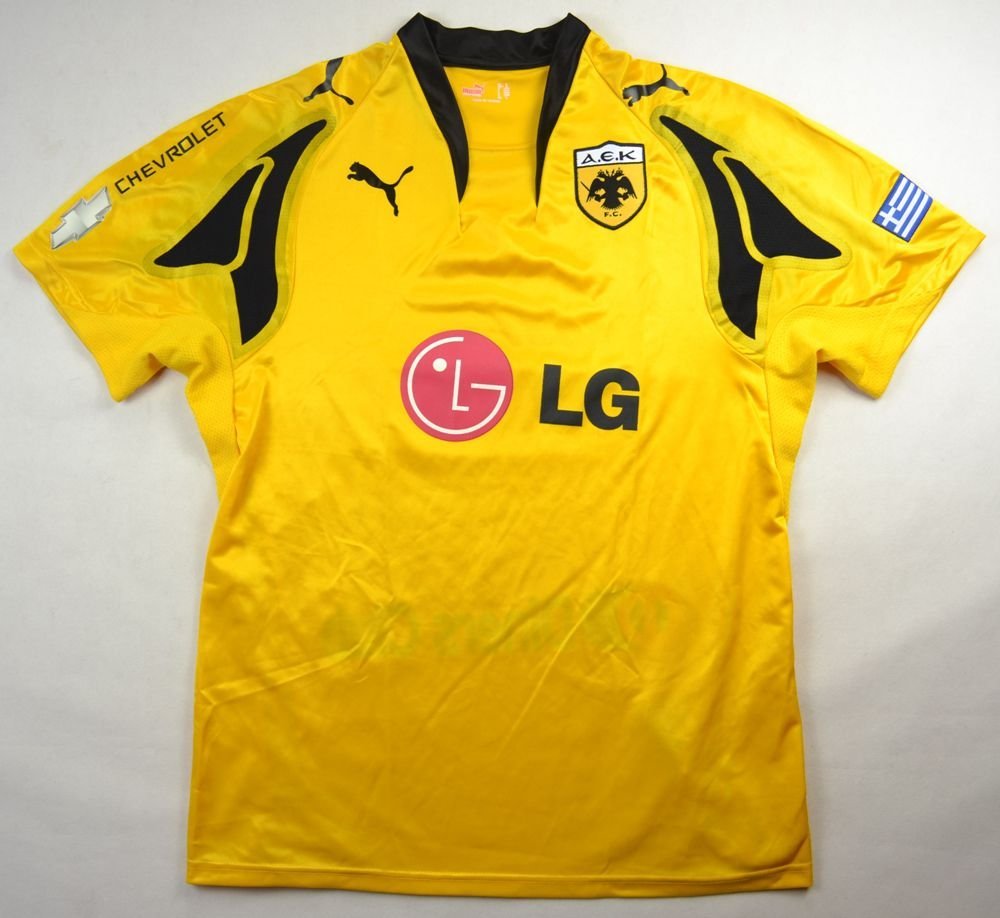 2007-08 AEK ATHENS SHIRT L