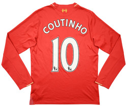 2015-16 LIVERPOOL *COUTINHO* LONGLSEEVE KOSZULKA L. BOYS