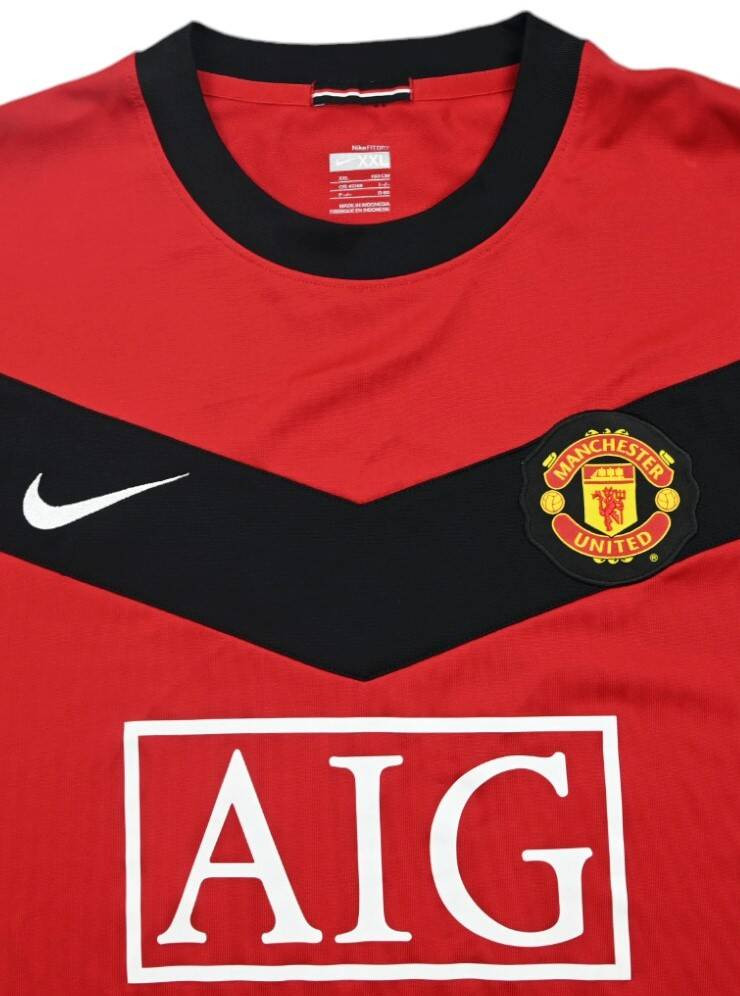 2009-10 MANCHESTER UNITED *SCHOLES* SHIRT XXL