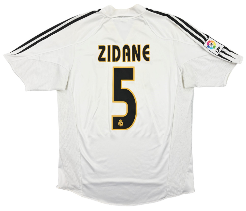 2004-05 REAL MADRID *ZIDANE* SHIRT L