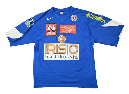 2005-06 MONTPELLIER HSC *MONTANO* MATCH ISSUE KOSZULKA L