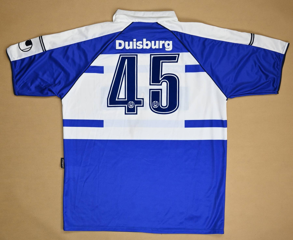 2000-02 MSV DUISBURG #45 SHIRT XXL