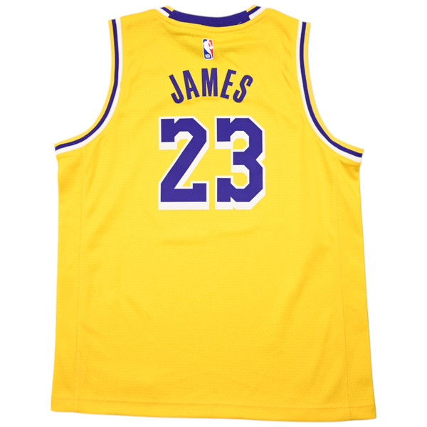 LOS ANGELES LAKERS *JAMES* NBA SHIRT L. BOYS