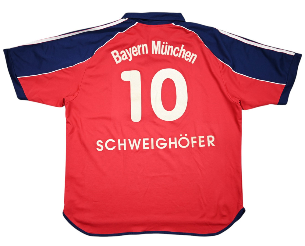 1999-01 BAYERN MUNCHEN *SCHWEIGHOFER* SHIRT XXL