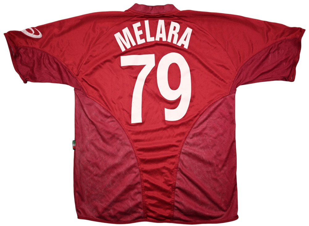 2004-05 LIVORNO CALCIO *MELARA* KOSZULKA XL