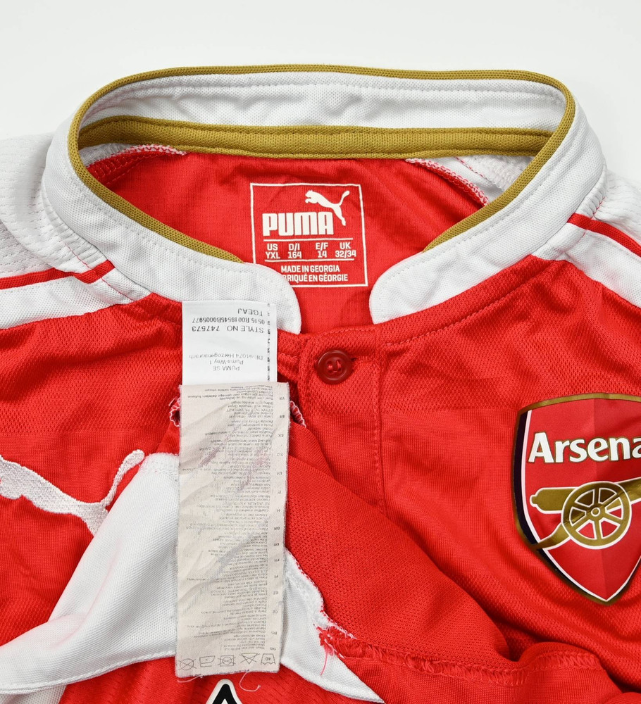 2015-16 ARSENAL LONDON  *CHAMBERLAIN* SHIRT XL. BOYS