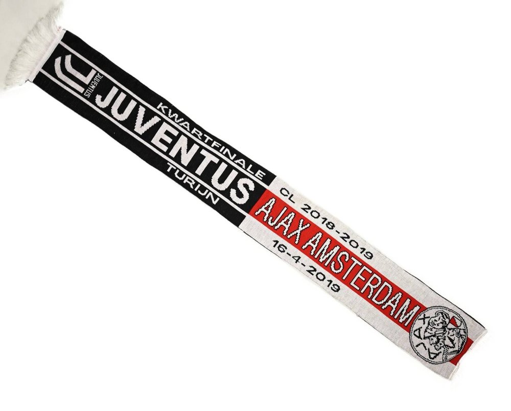 JUVENTUS VS AJAX AMSTERDAM SCARF