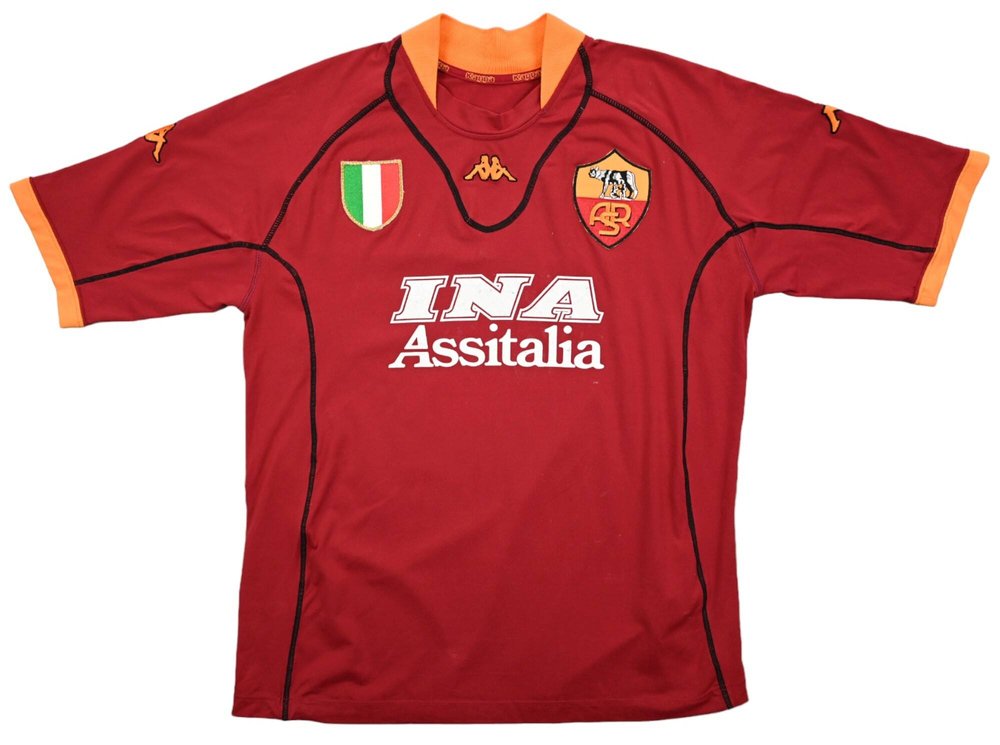 2001-02 AS ROMA SHIRT XL