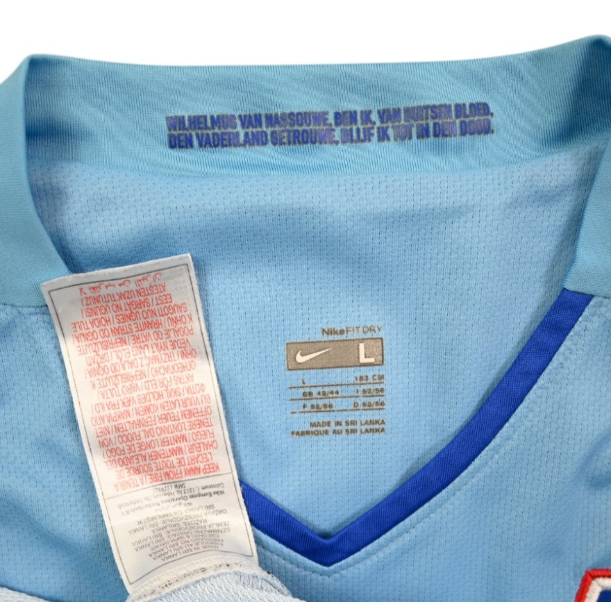 2008-10 NETHERLANDS *V.NISTELROOY* SHIRT L