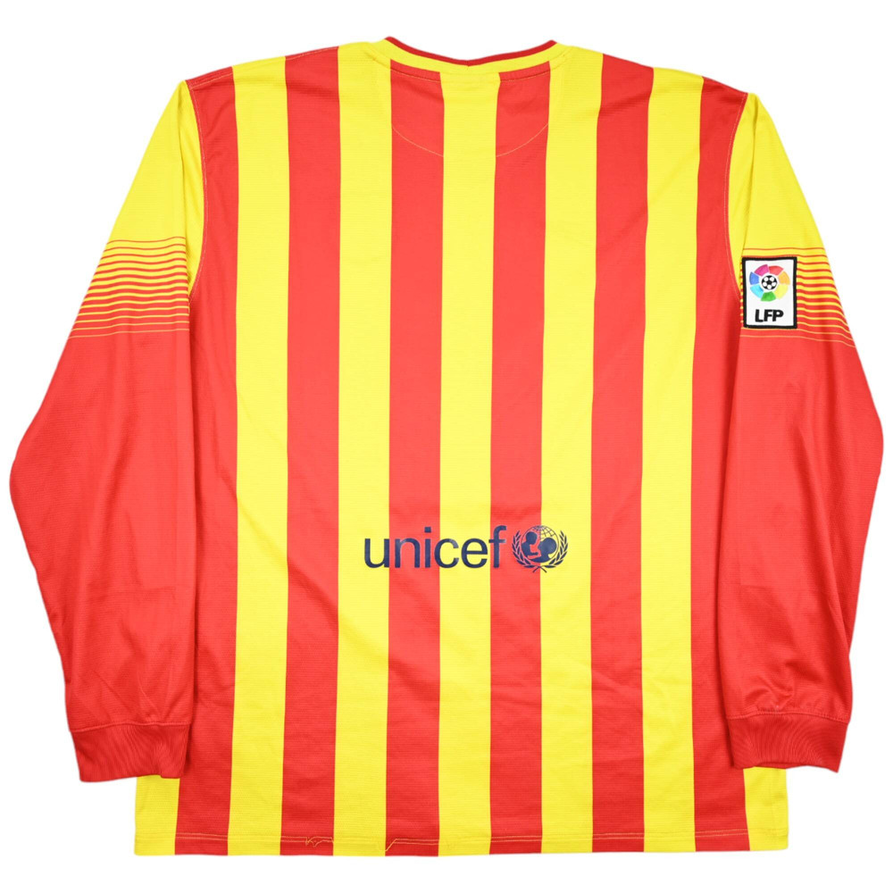 2013-14 FC BARCELONA LONGSLEEVE XXL