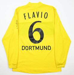 2002-03 BORUSSIA DORTMUND *FLAVIO* LONGSLEEVE SHIRT S