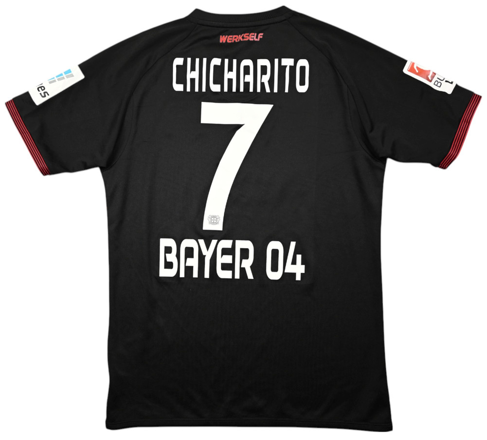 2016-17 BAYER LEVERKUSEN *CHICHARITO* SHIRT M. BOYS 13-14 YEARS