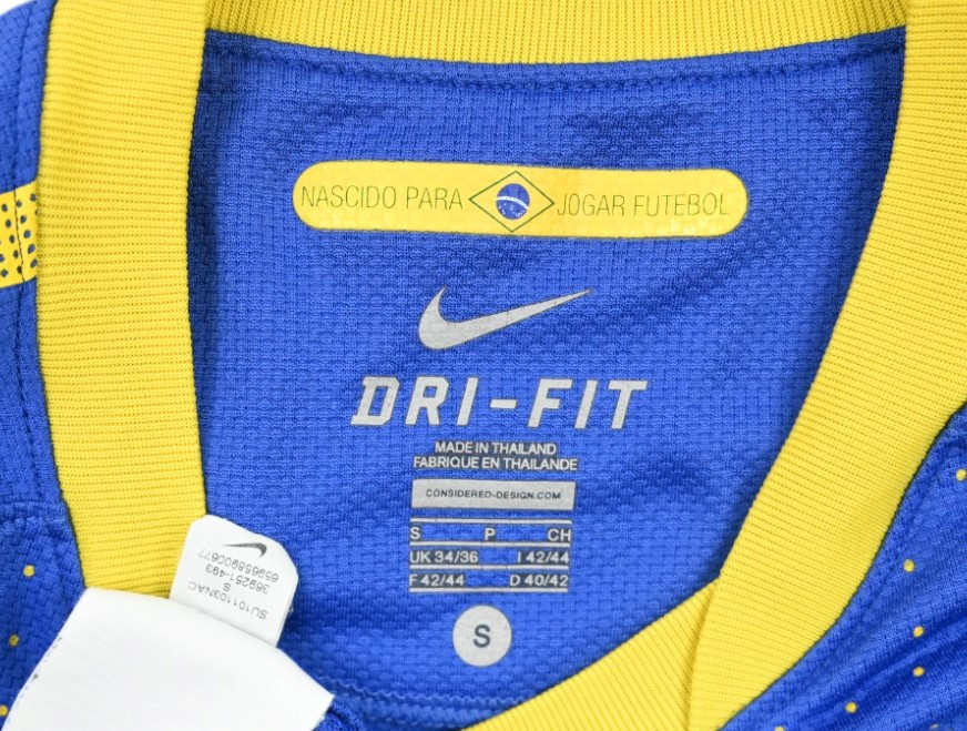 2010-11 BRAZIL SHIRT S