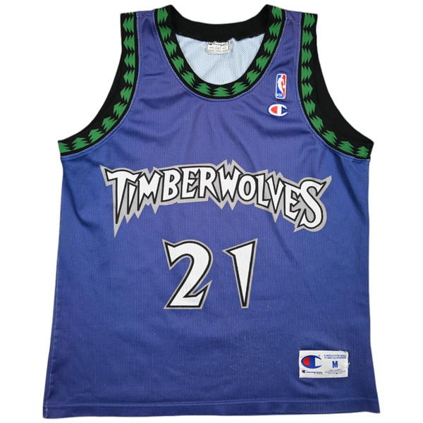MINNESOTA TIMBERWOLVES *GARNETT* NBA SHIRT M