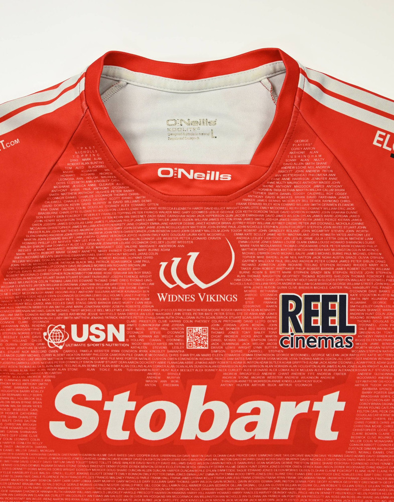 WIDNES VIKINGS RUGBY SHIRT L