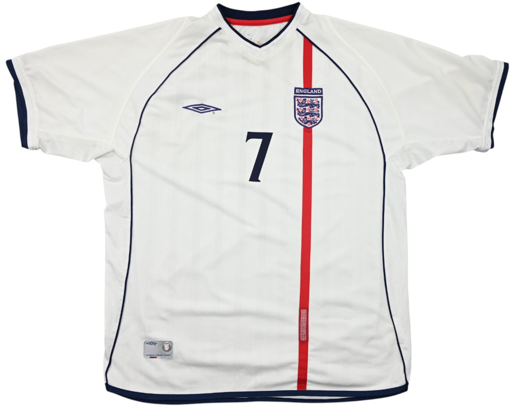 2001-03 ENGLAND *BECKHAM* SHIRT XL