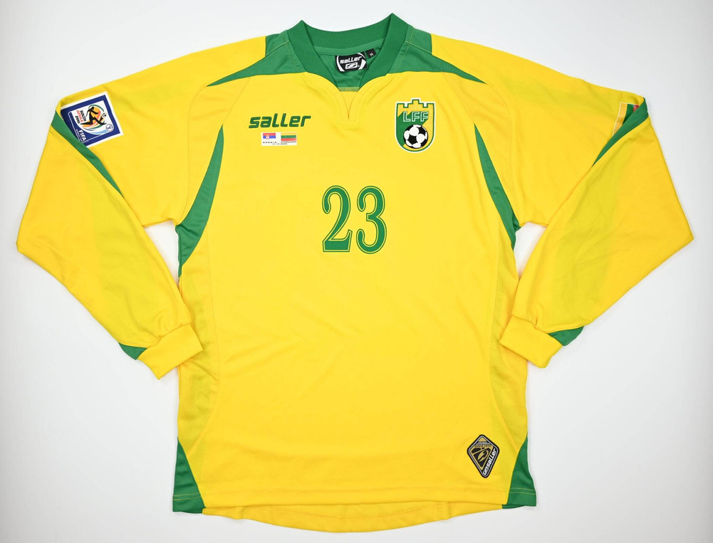 2006-08 LITHUANIA LONGSLEEVE VS SERBIA MATCH ISSUE KOSZULKA M