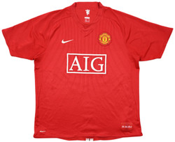 2007-09 MANCHESTER UNITED *ROONEY* SHIRT L