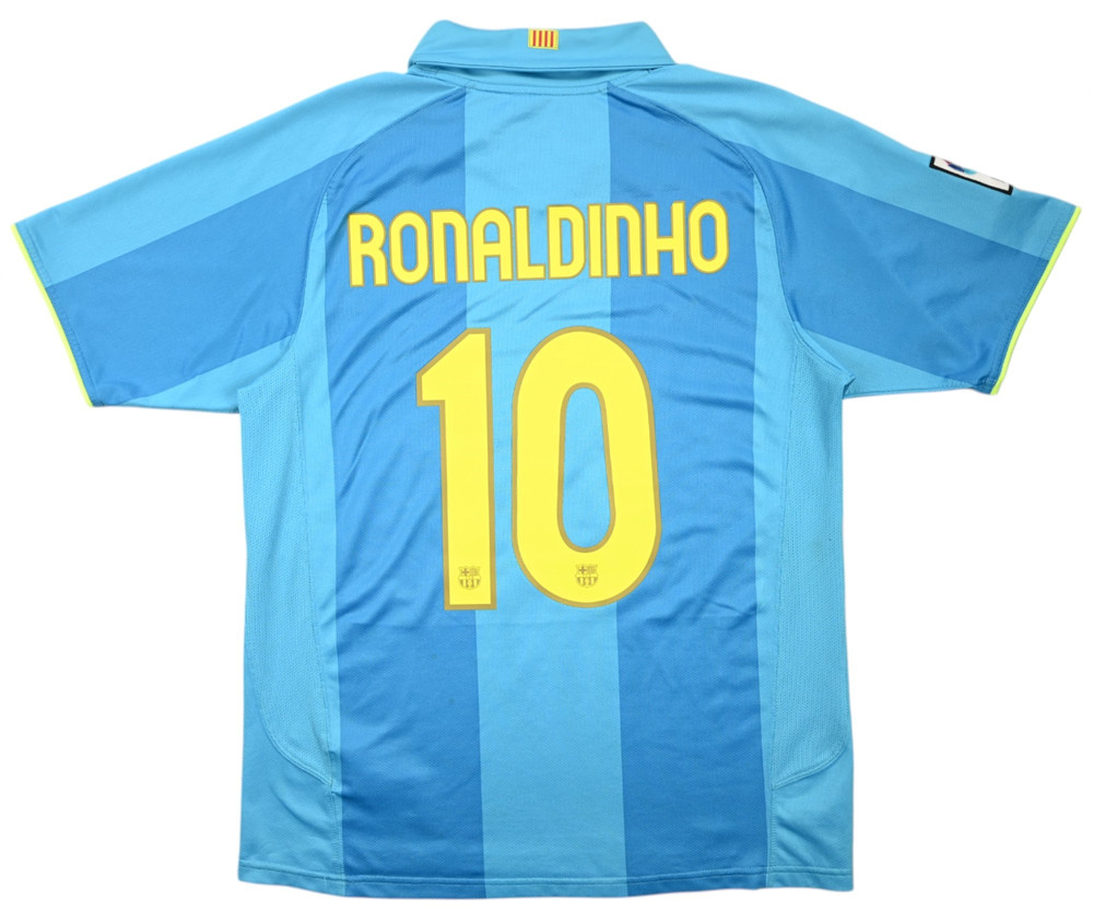 2007-09 BARCELONA *RONALDINHO* SHIRT M
