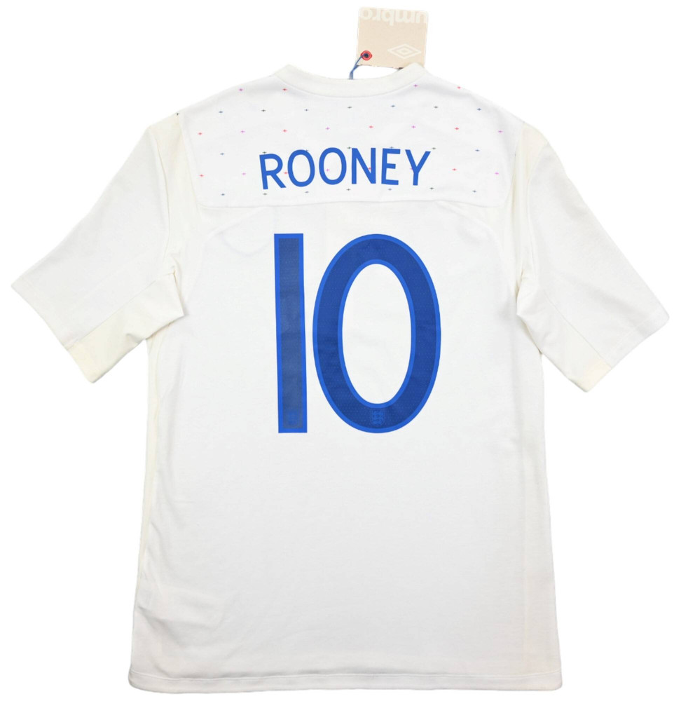 2011-12 ENGLAND *ROONEY* SHIRT M