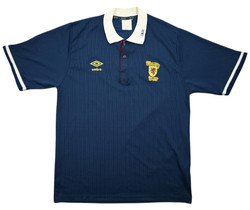 1988-91 SCOTLAND SHIRT L