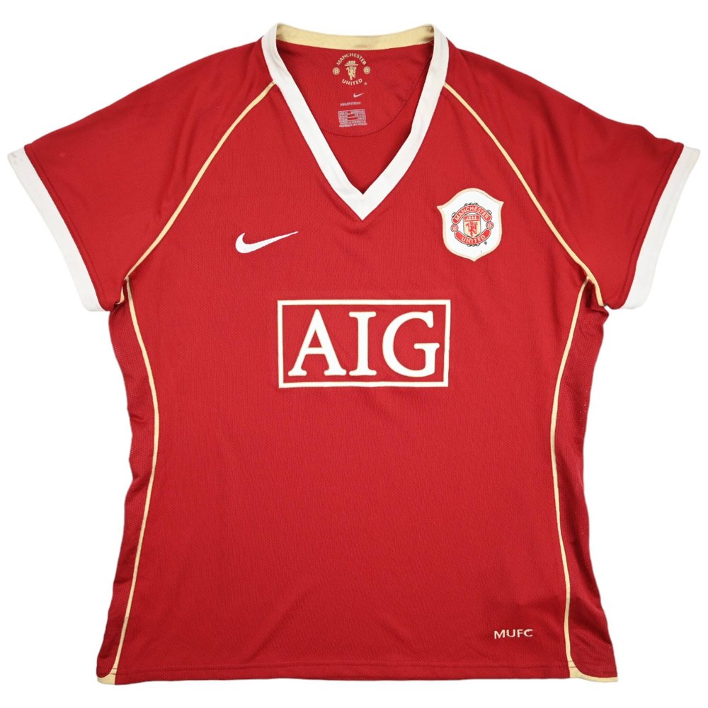 2006-07 MANCHESTER UNITED SHIRT WOMENS XL