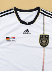 2010-11 GERMANY MATCH ISSUE VS SERBIA SHIRT XL