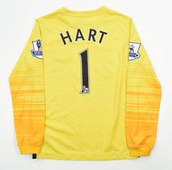 2015-16 MANCHESTER CITY *HART* GK SHIRT S. BOYS