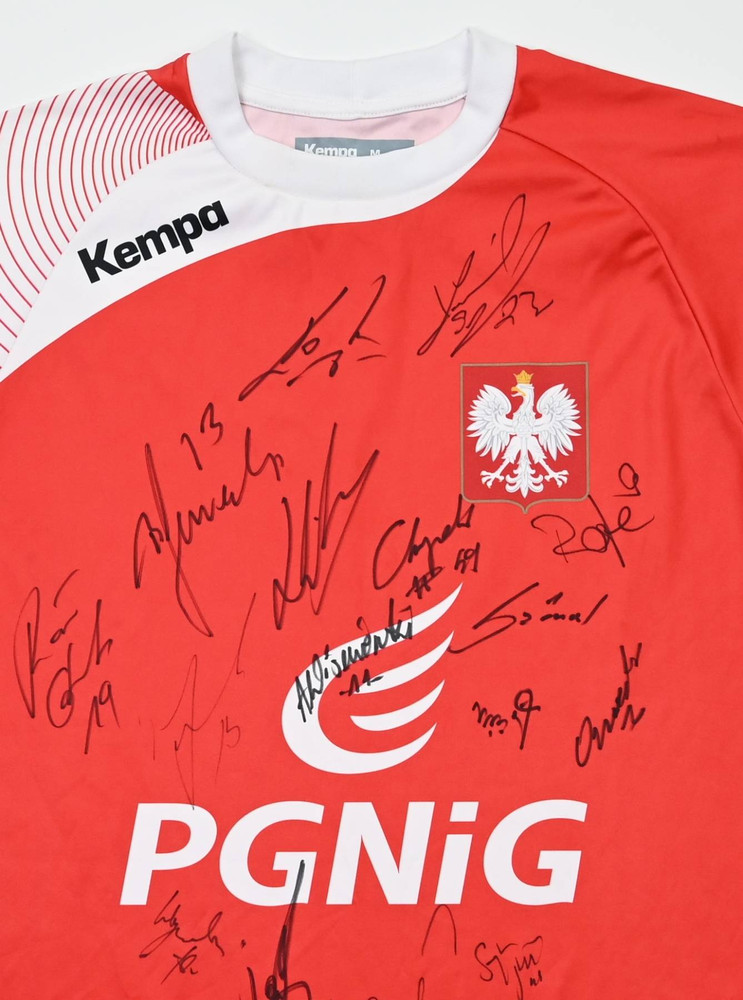 POLAND HANDBALL AUTOGRAFY KOSZULKA M