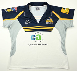 BRUMBIES RUGBY CANTERBURY WOMENS SHIRT M