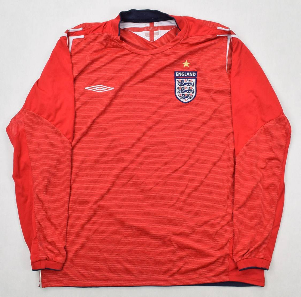 2004-06 ENGLAND LONGSLEEVE KOSZULKA XL
