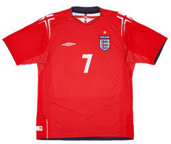 2004-06 ENGLAND *BECKHAM* KOSZULKA L