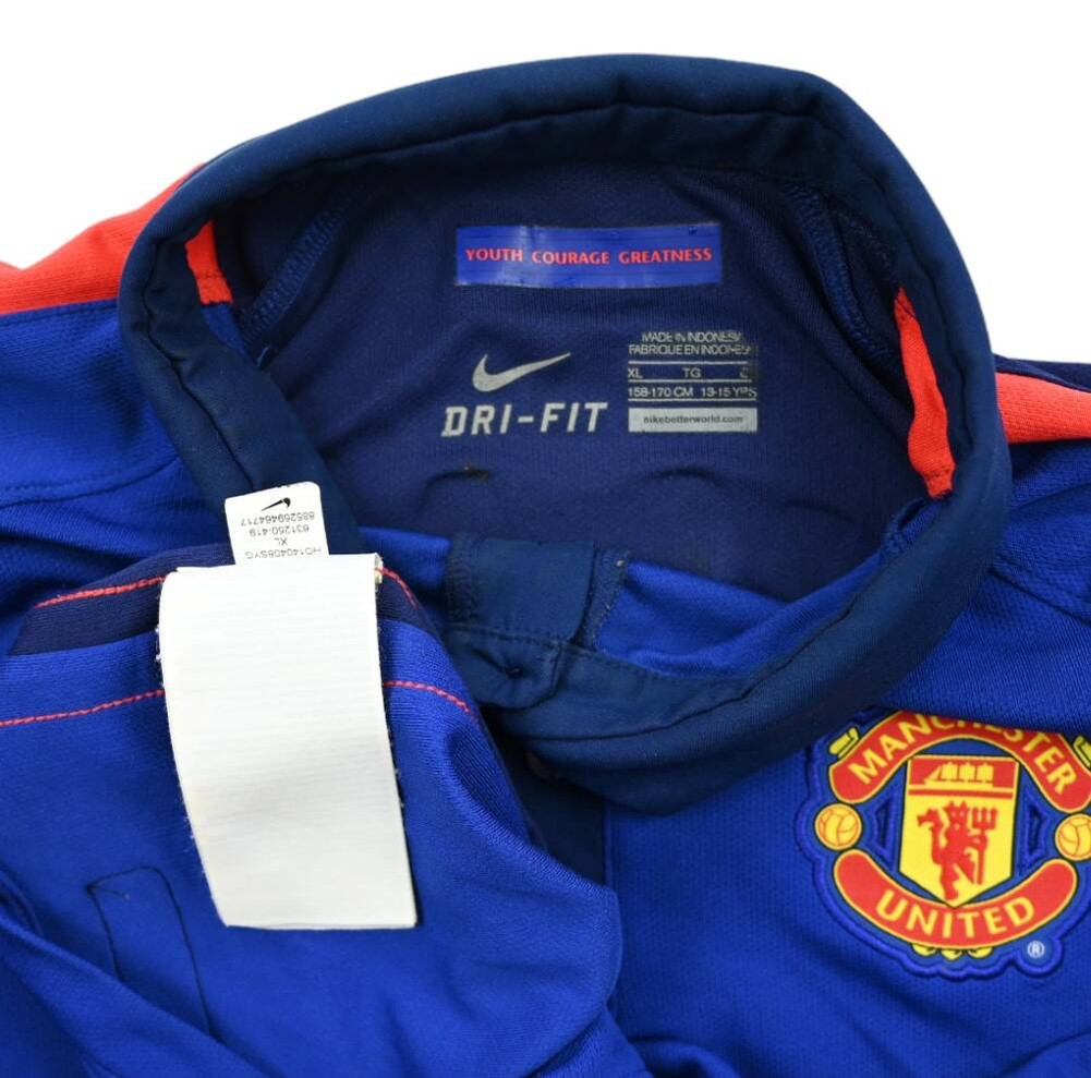 2014-15 MANCHESTER UNITED *SHAW* SHIRT XL. BOYS