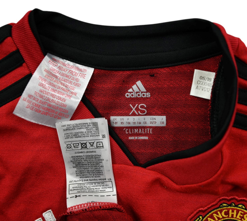 2018-19 MANCHESTER CITY KOSZULKA XS. BOYS