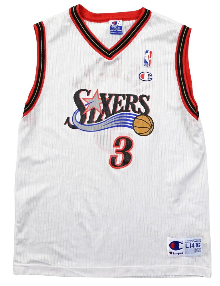 PHILADELPHIA SIXERS *IVERSON* NBA SHIRT L. BOYS