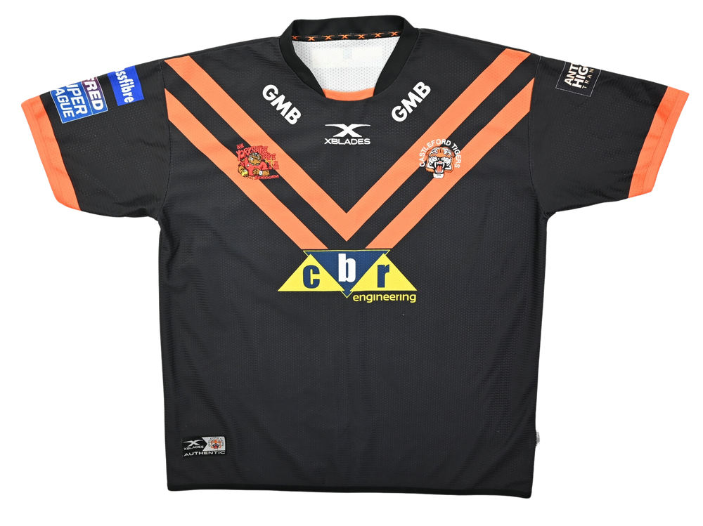 CASTLEFORD TIGERS RUGBY SHIRT XXL