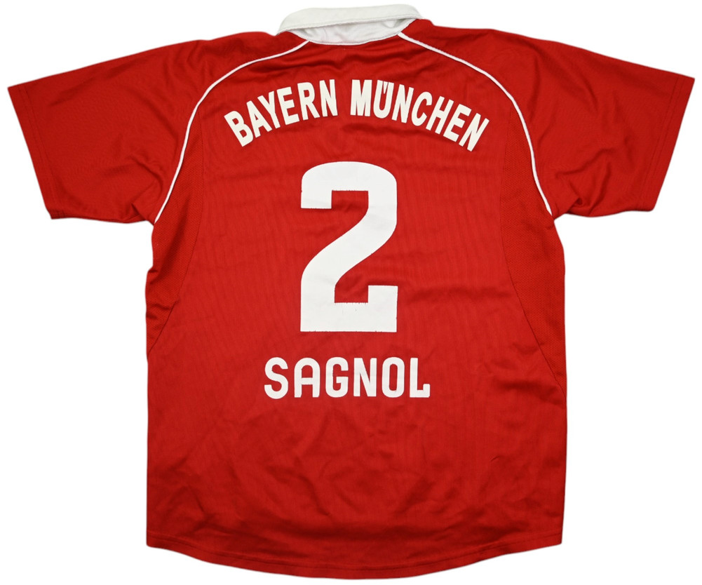 2005-06 BAYERN MUNCHEN *SAGNOL* SHIRT XL. BOYS/S