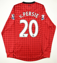 2012-13 MANCHESTER UNITED LONGSLEEVE *PERSIE* SHIRT XL 