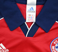 1999-01 BAYERN MUNCHEN ADIDAS PLAYER ISSUE HOME SHIRT L/S *MINT* XL