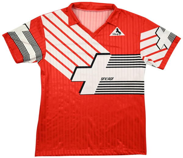 1990-92 SWITZERLAND SHIRT L