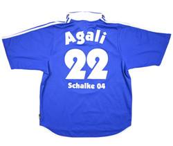 2001-02 FC SCHALKE 04 *AGALI* SHIRT XL