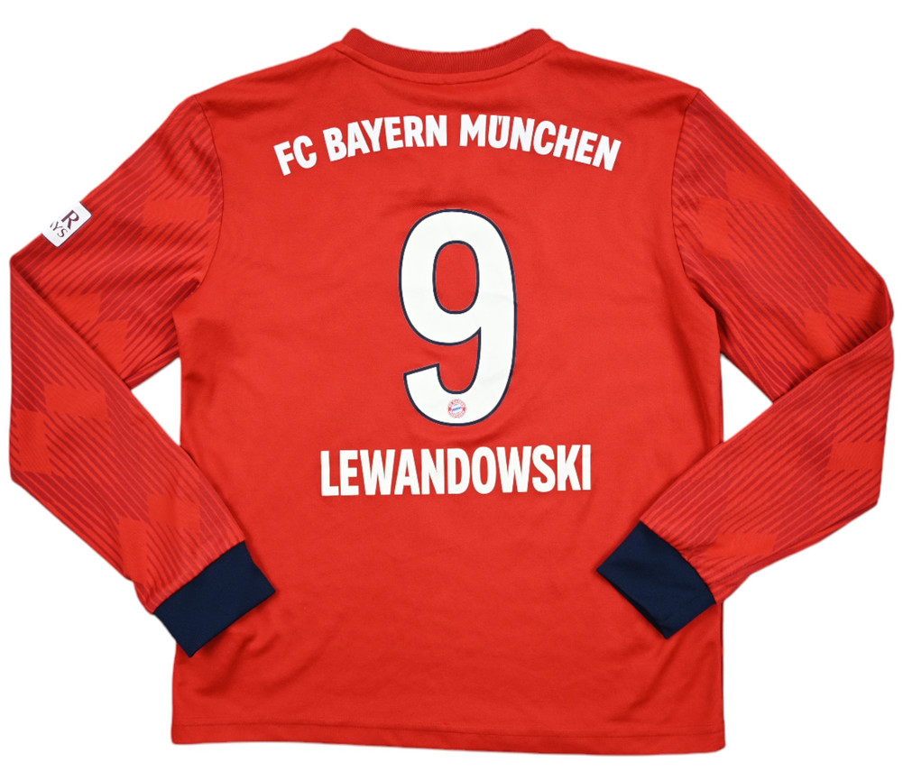 2018-19 BAYERN MUNCHEN *LEWANDOWSKI* LONGSLEEVE SHIRT M. BOYS