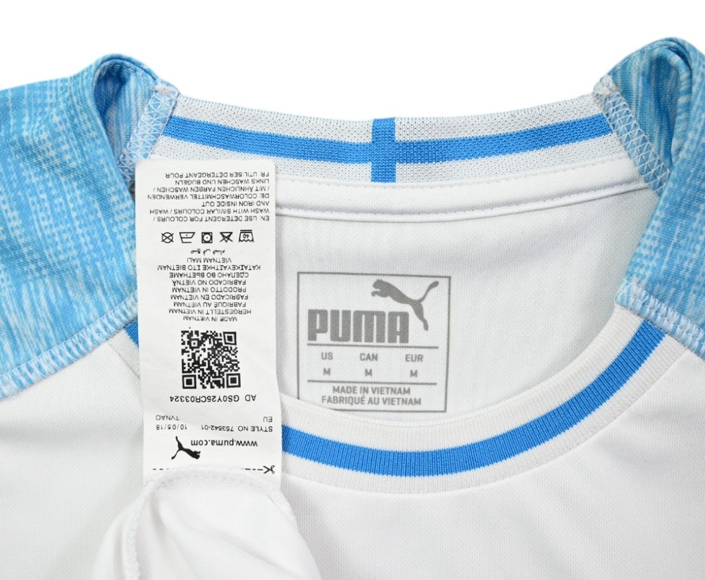 2018-19 OLYMPIQUE MARSEILLE SHIRT M