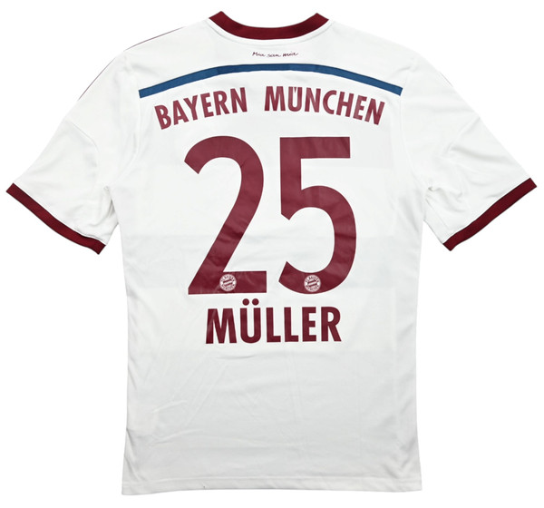 2014-15 BAYERN MUNCHEN *MULER* SHIRT XL. BOYS 