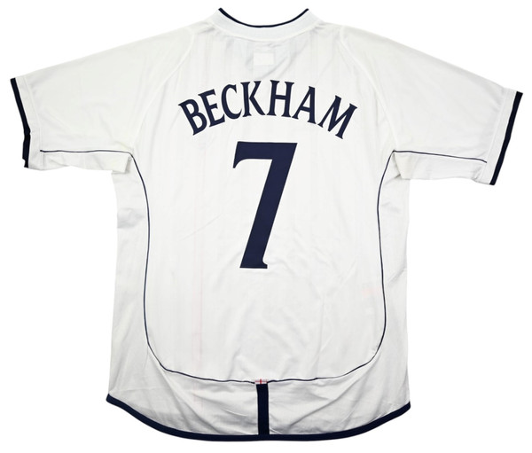 2001-03 ENGLAND *BECKHAM* KOSZULKA XL