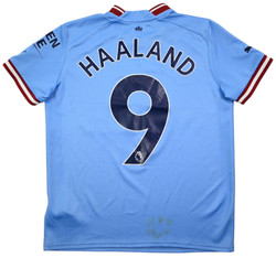 2022-23 MANCHESTER CITY *HAALAND* SHIRT L. BOYS