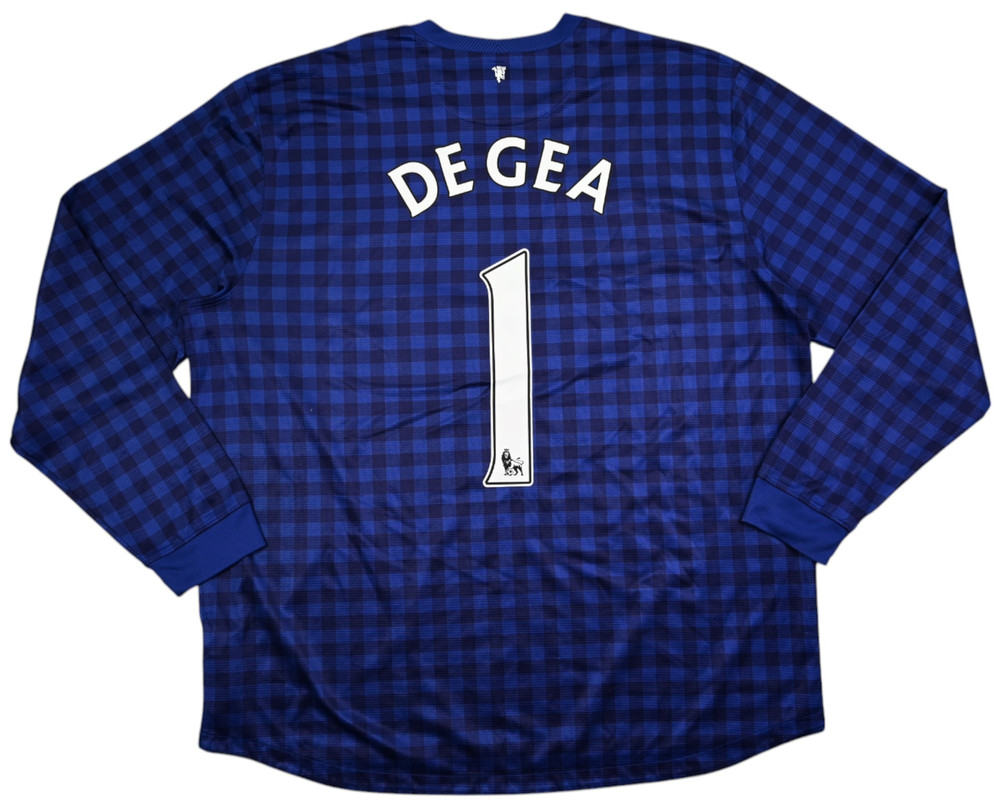 2012-13 MANCHESTER UNITED *DE GEA* GOALKEEPER LONGSLEEVE SHIRT XXL