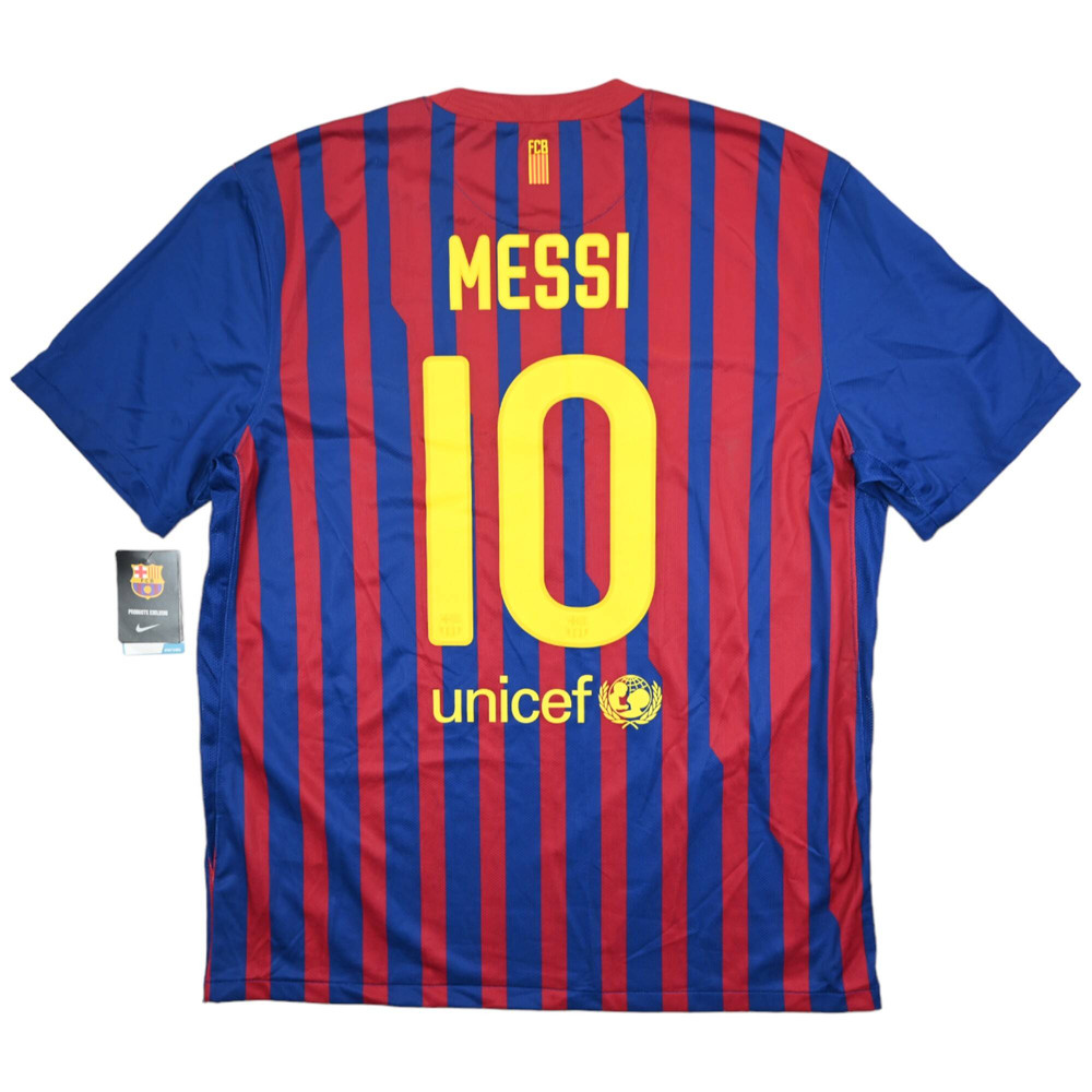 2011-12 FC BARCELONA *MESSI* SHIRT XL